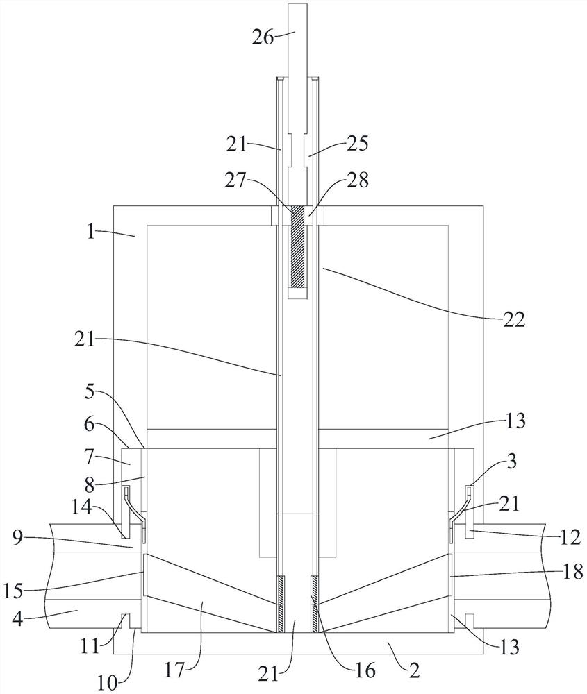 Valve body with internal adjustable lifting sealing mechanism