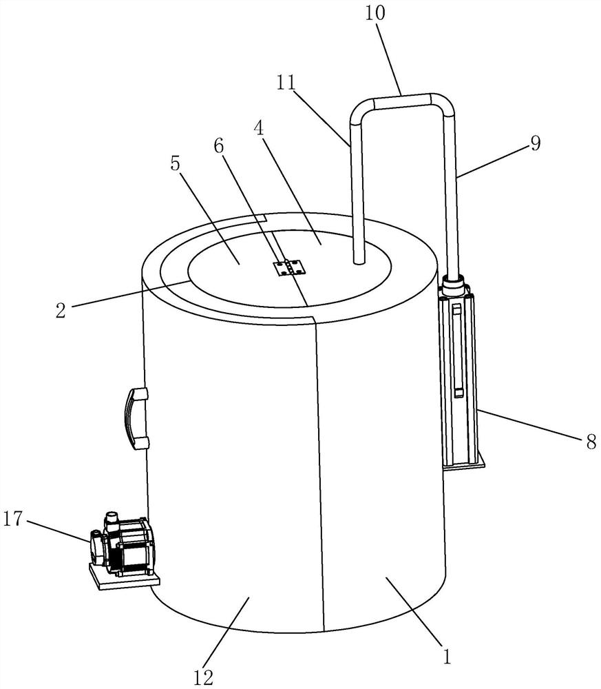 Garbage compression device