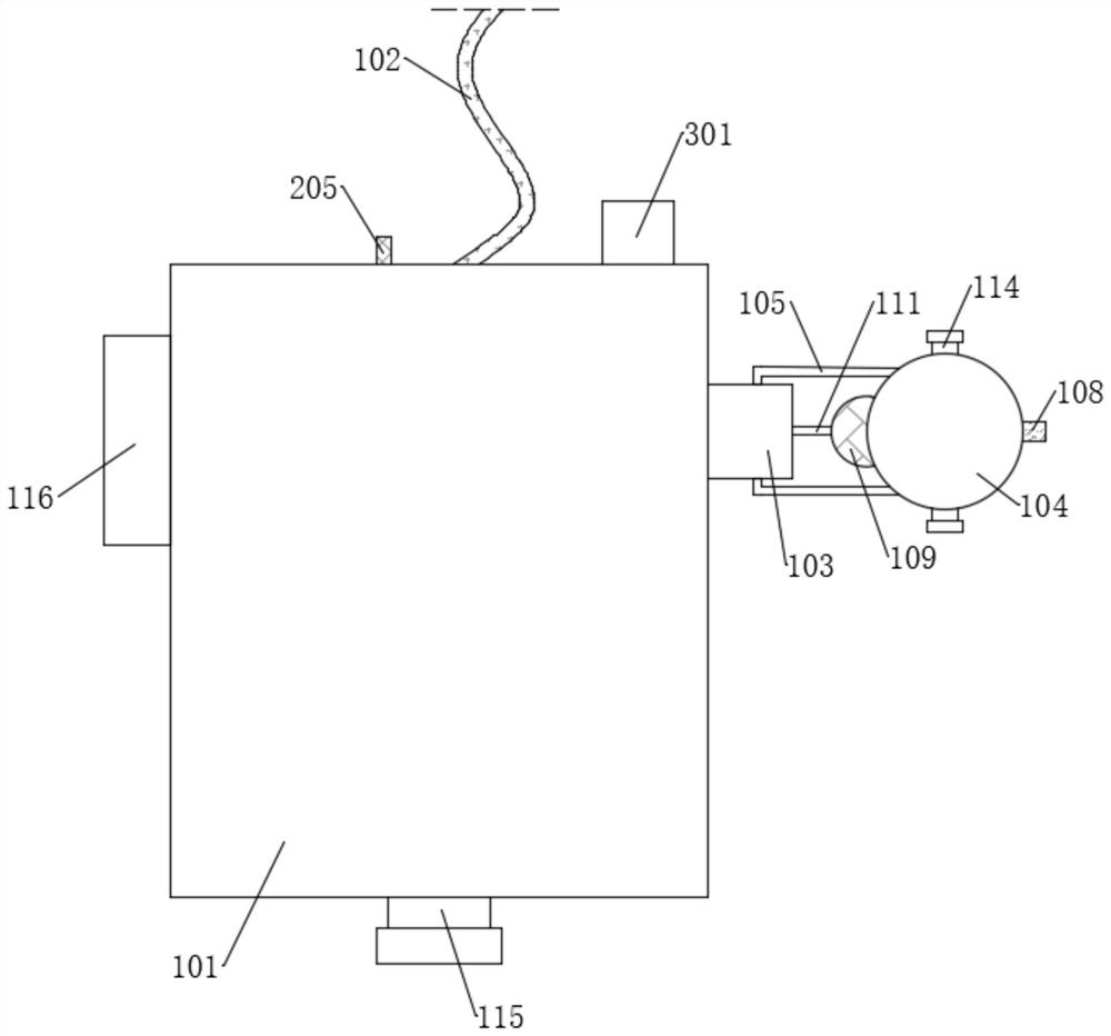 Sampling device for detecting water quality of construction base