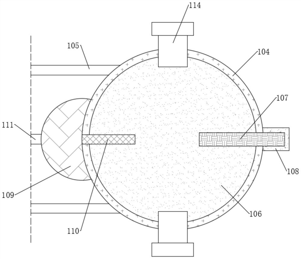 Sampling device for detecting water quality of construction base