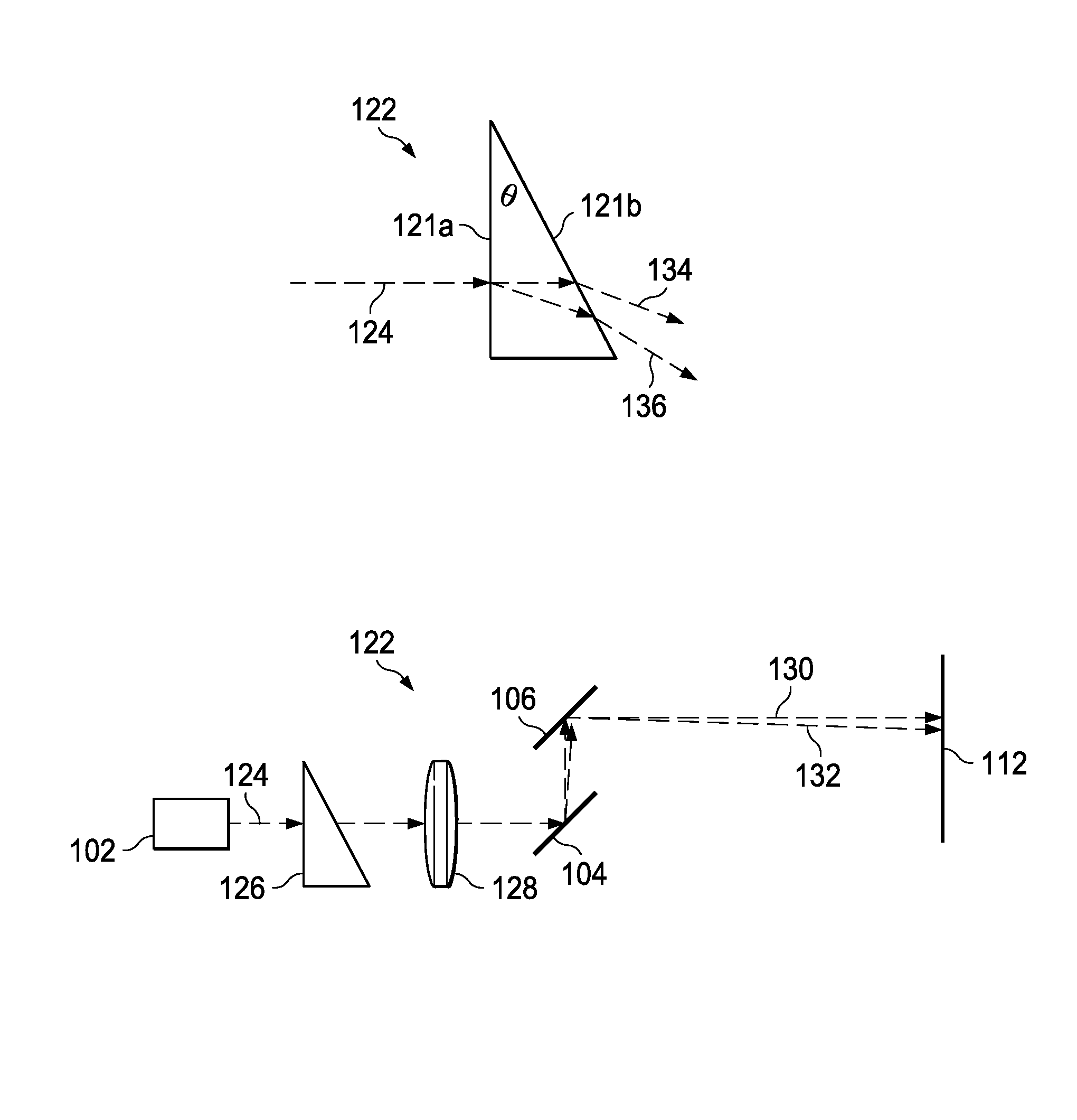 Speckle reduction using beam splitting with birefringent wedge in laser scanning display systems