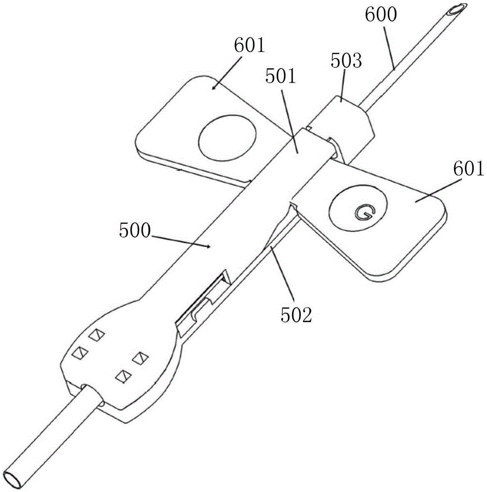 Butterfly needle protective sleeve and butterfly needle assembly