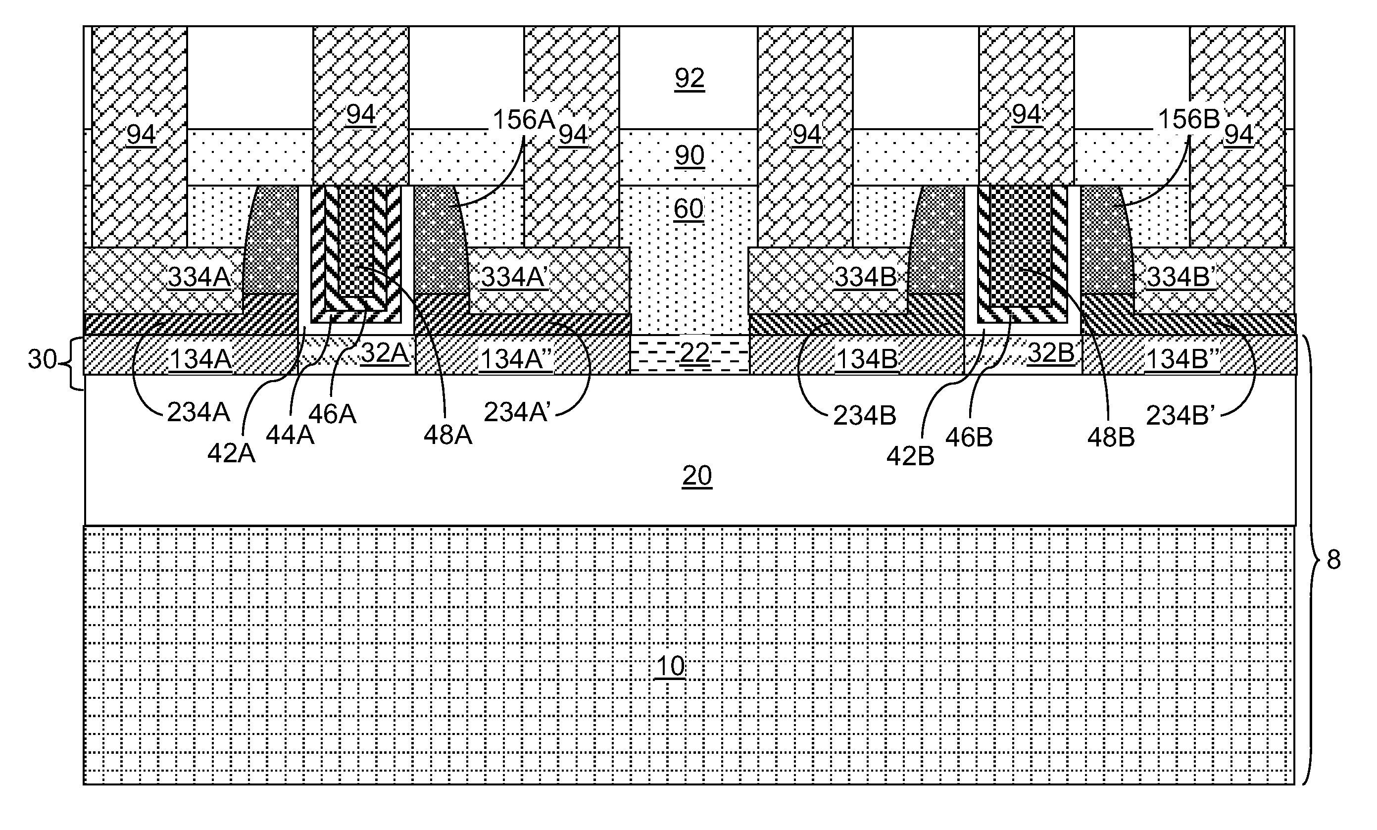 Low external resistance etsoi transistors