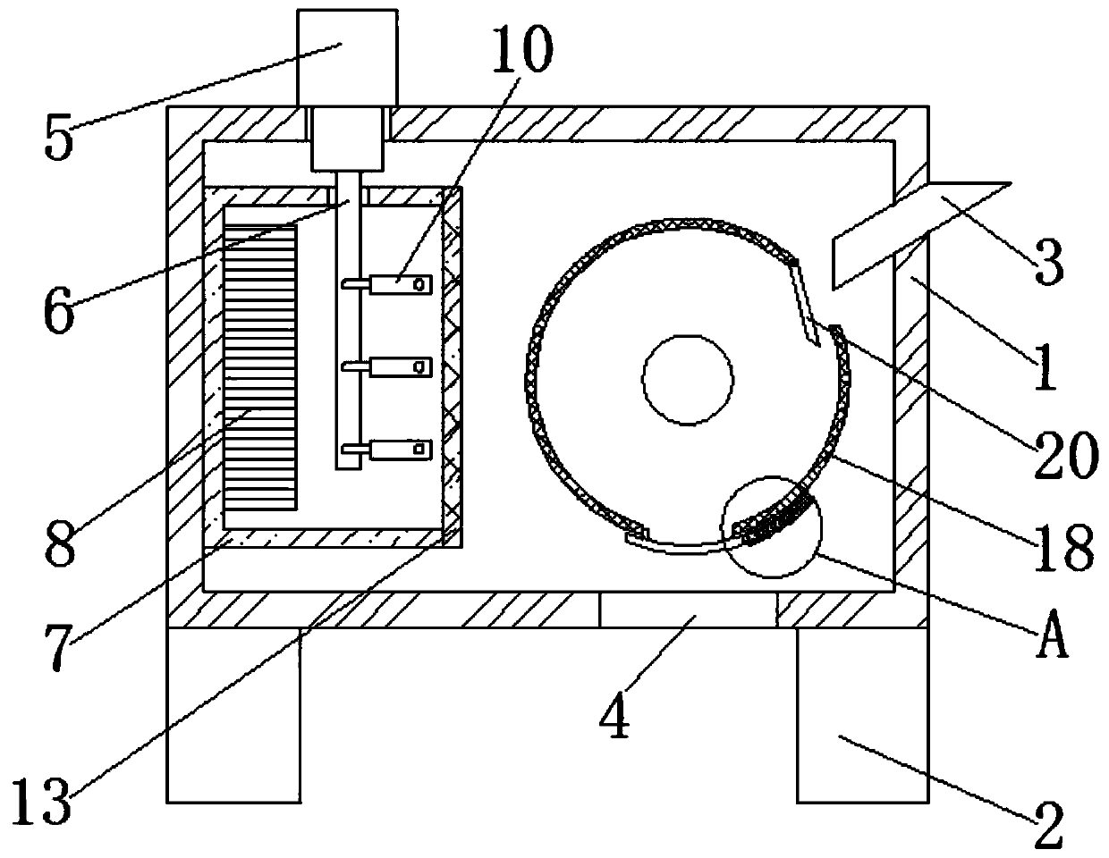 Novel energy-saving malt drying device