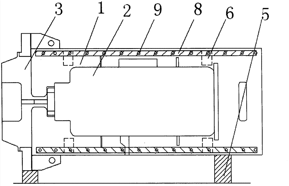 Method for eliminating bending deformation of rolling mill-type heavy part