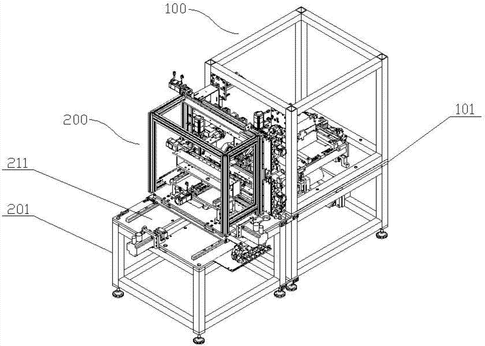 Automatic positioning error correction device used for plastic-shell low-voltage electric appliance integration characteristic detection