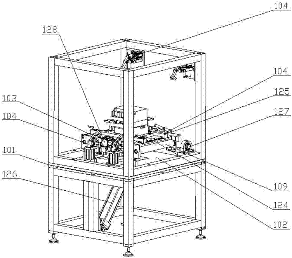 Automatic positioning error correction device used for plastic-shell low-voltage electric appliance integration characteristic detection