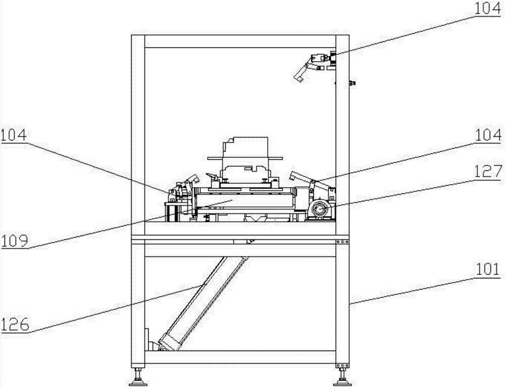 Automatic positioning error correction device used for plastic-shell low-voltage electric appliance integration characteristic detection