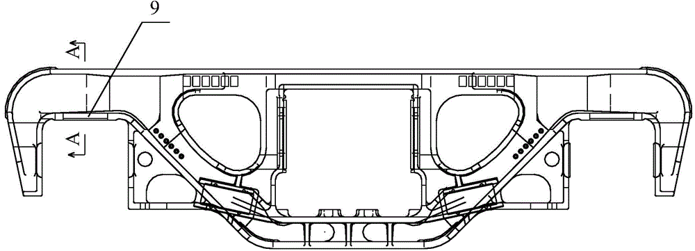 K6 side frame groove processing miller apparatus