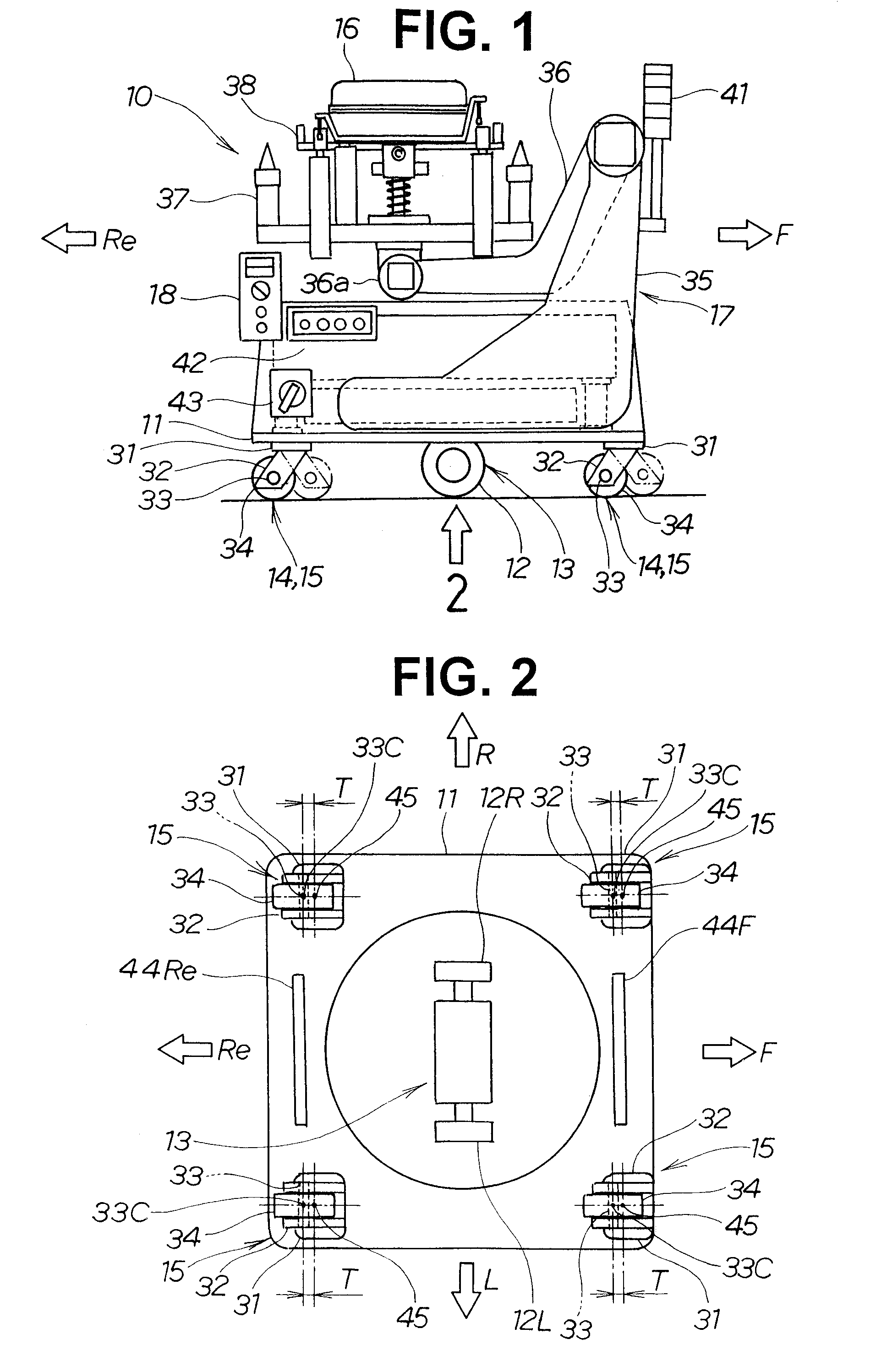 Travel Control Method For Self-Propelled Carriage