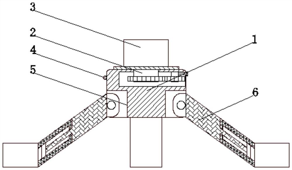 Mechanical fixing device for field measurement