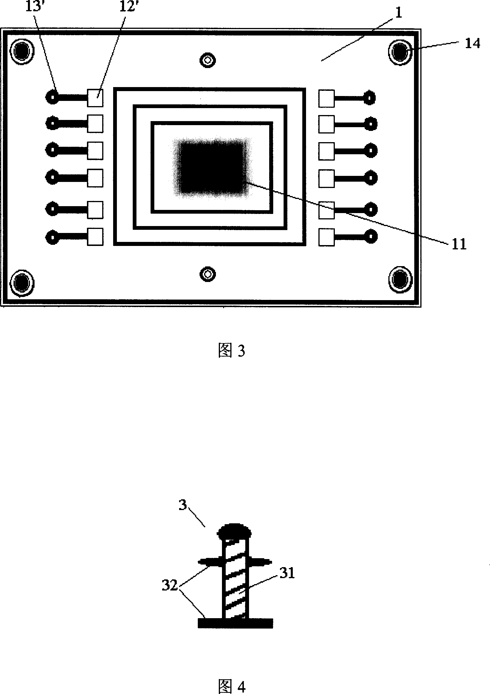 Light emission microscope opposite side sample fixer