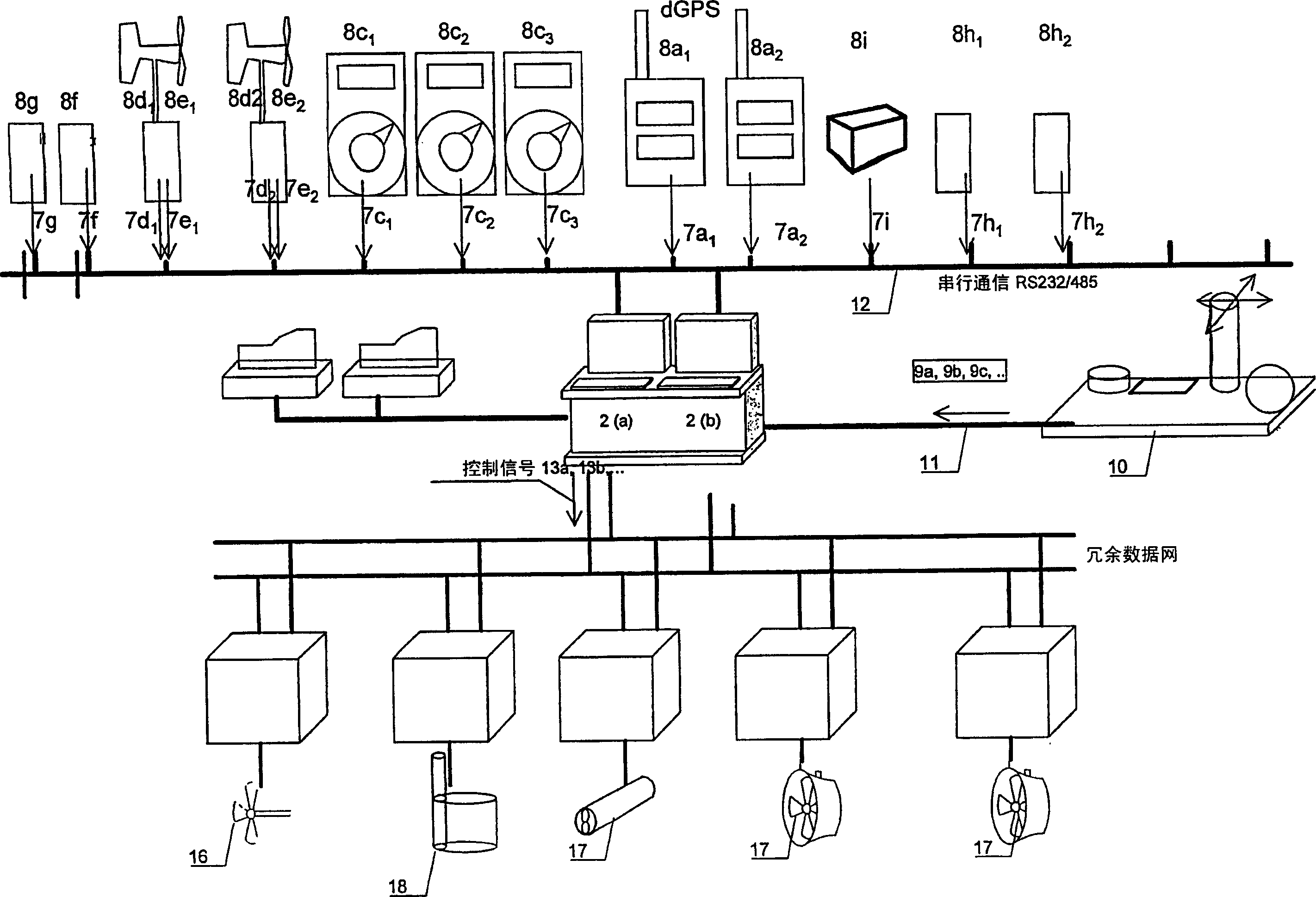 Method and system for testing a control system of a marine vessel