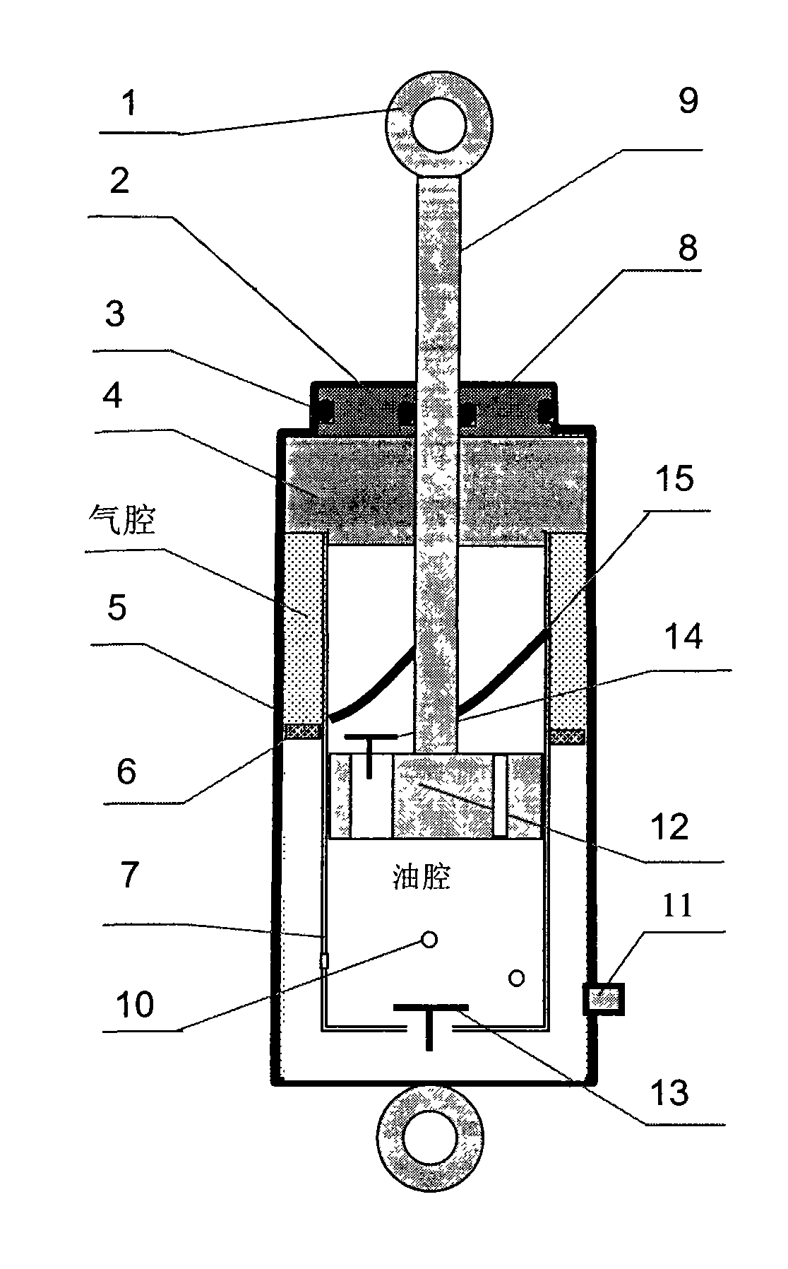 Load bearing type damping changing impact damper