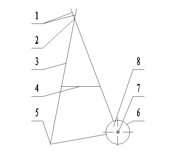 Mobile bracket for laying power cables