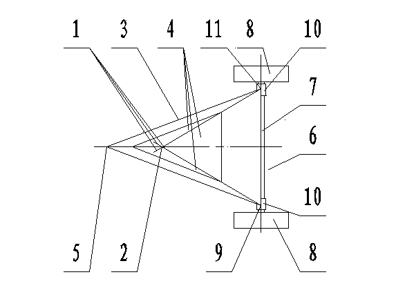 Mobile bracket for laying power cables