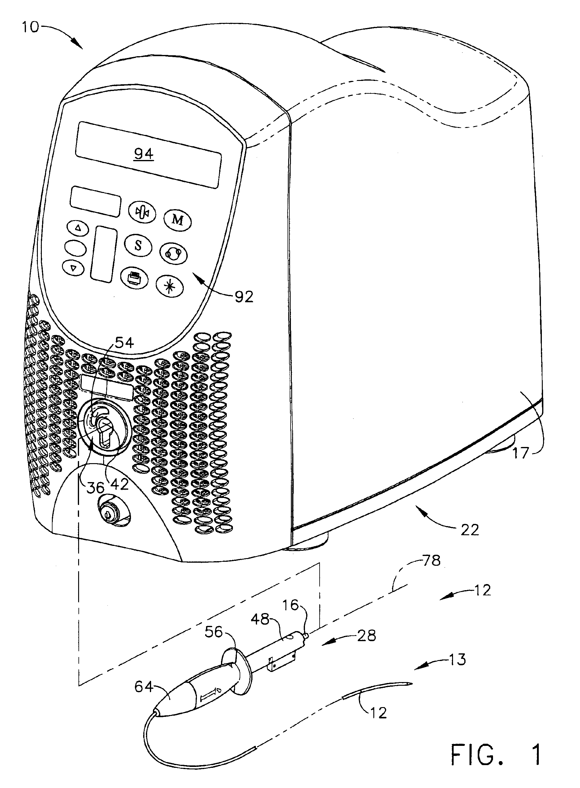 Connector incorporating a contact pad surface on a plane parallel to a longitudinal axis