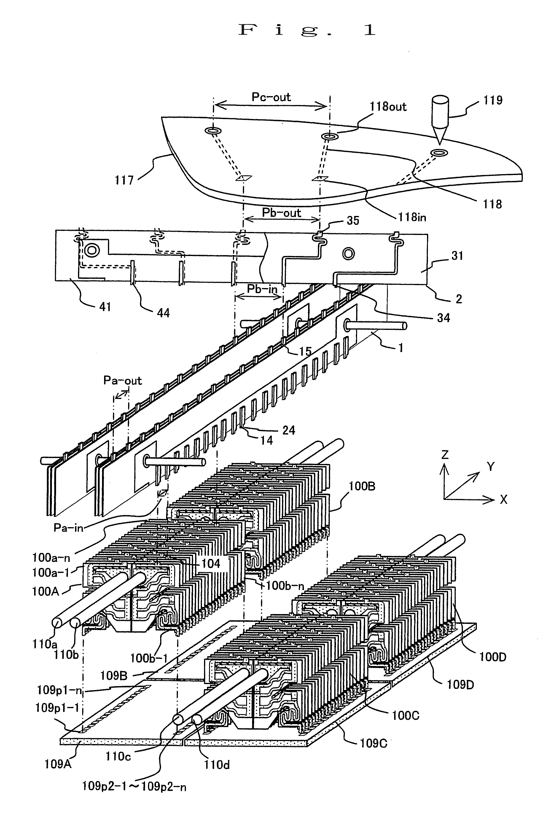 Coordinate Transformation Device For Electrical Signal Connection