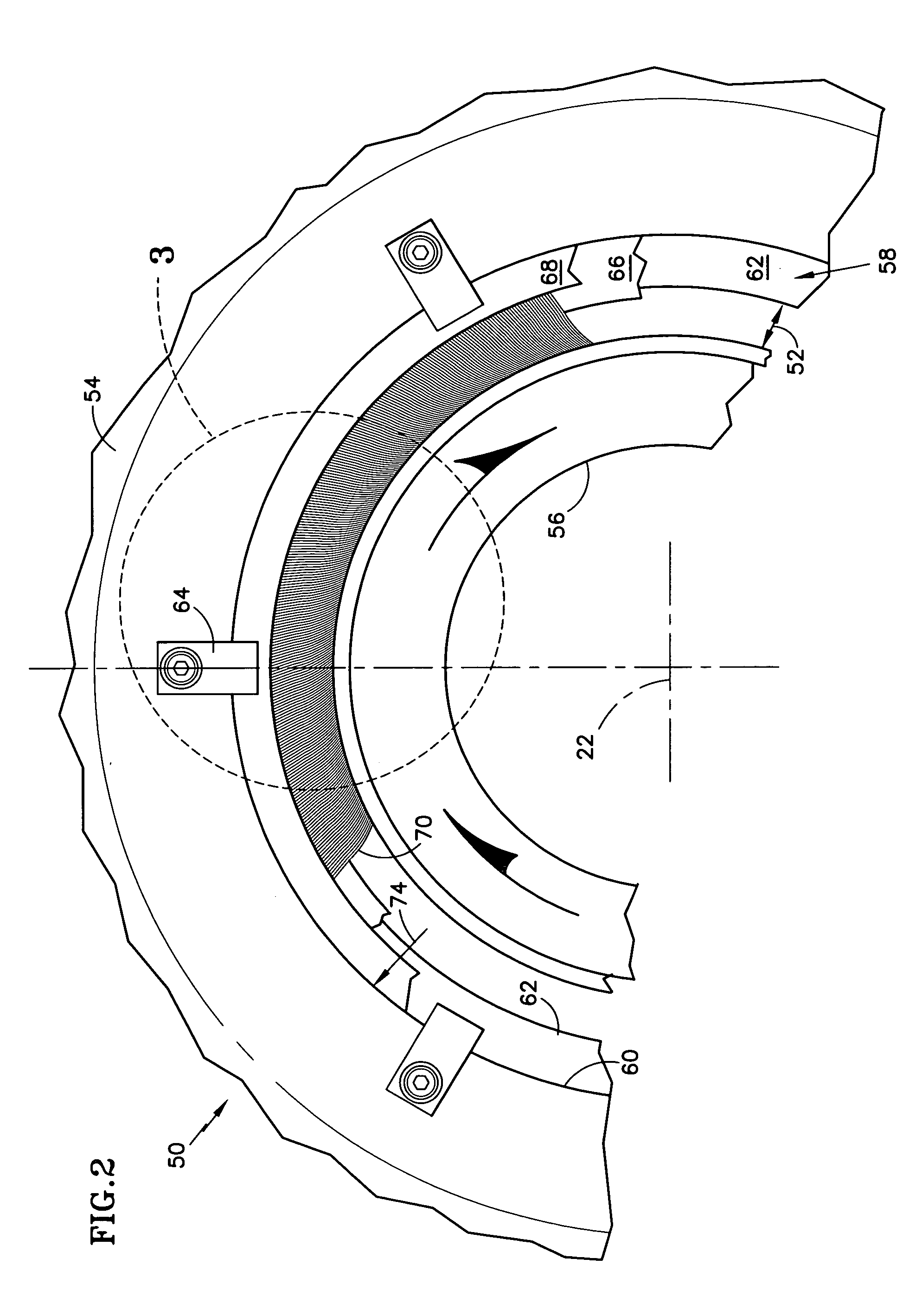 Gap sealing arrangement