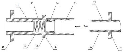 Hydrogen filling device with air leakage detection function