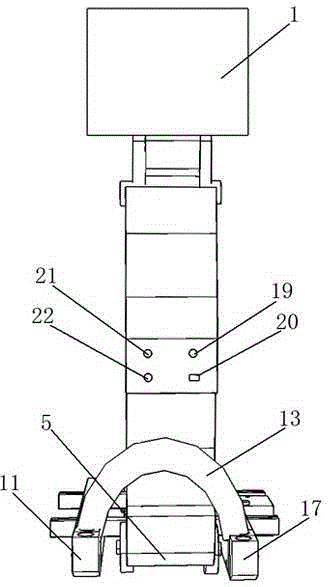 Detecting cart of iron core fault of handhold type generator