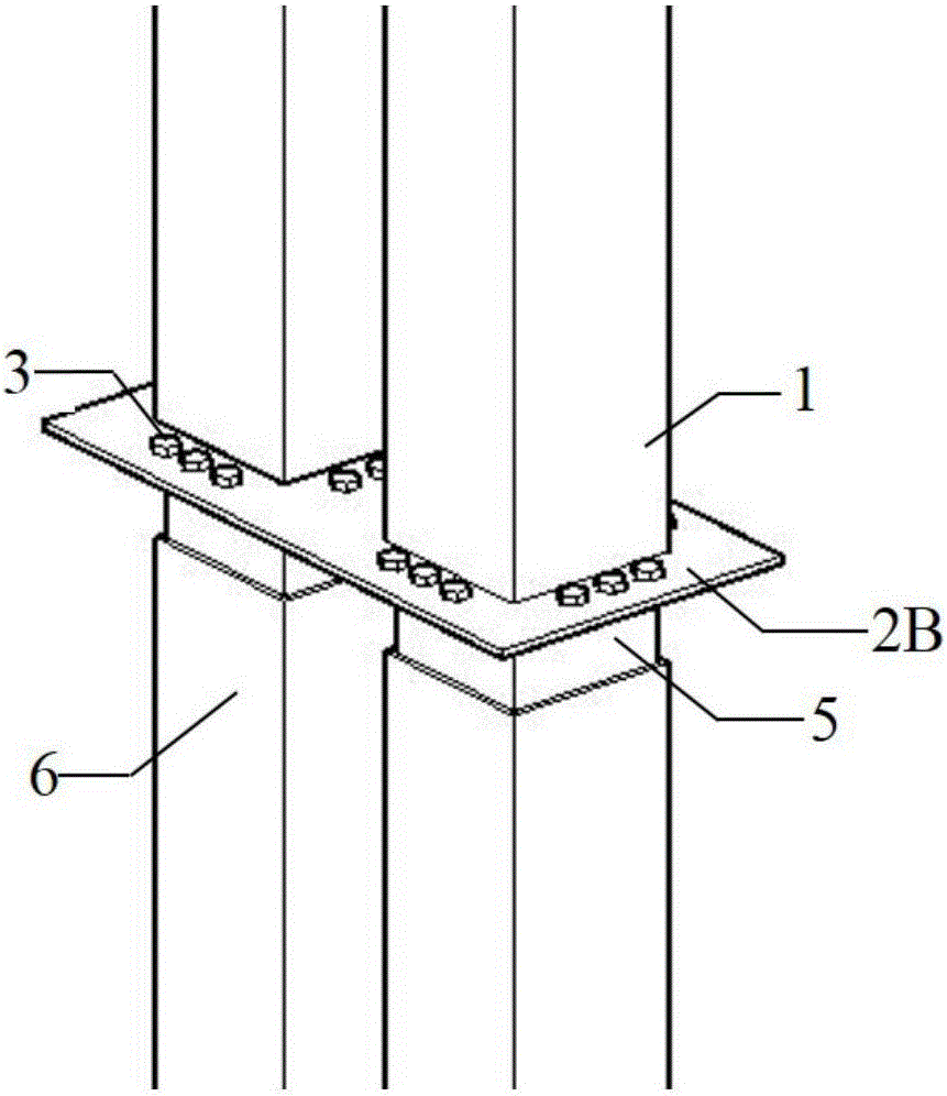 Connecting device for connecting modular steel frames and connecting method of connecting device