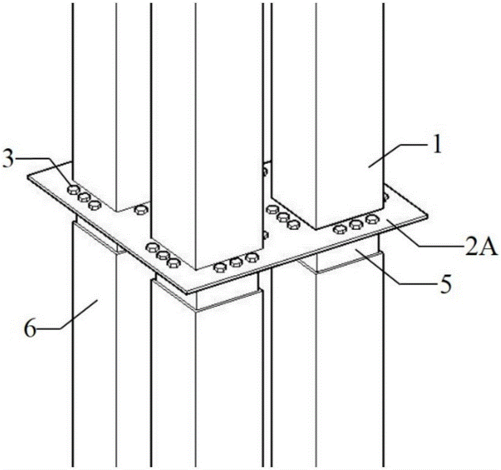 Connecting device for connecting modular steel frames and connecting method of connecting device