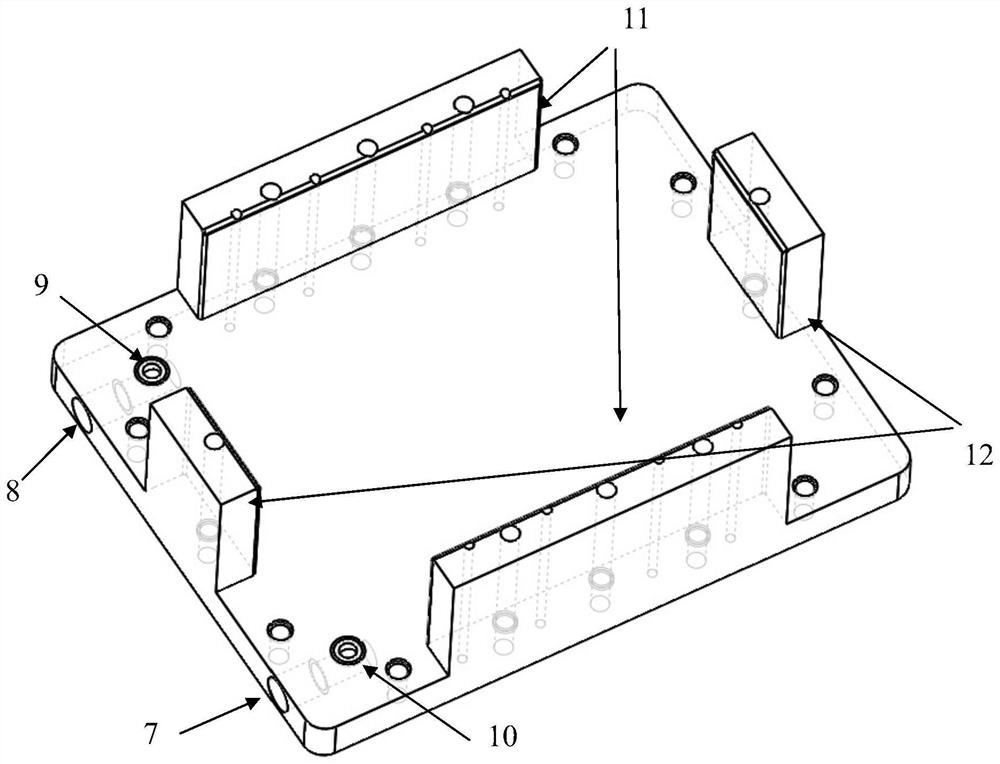 Flow battery stack liquid guide plate structure and application