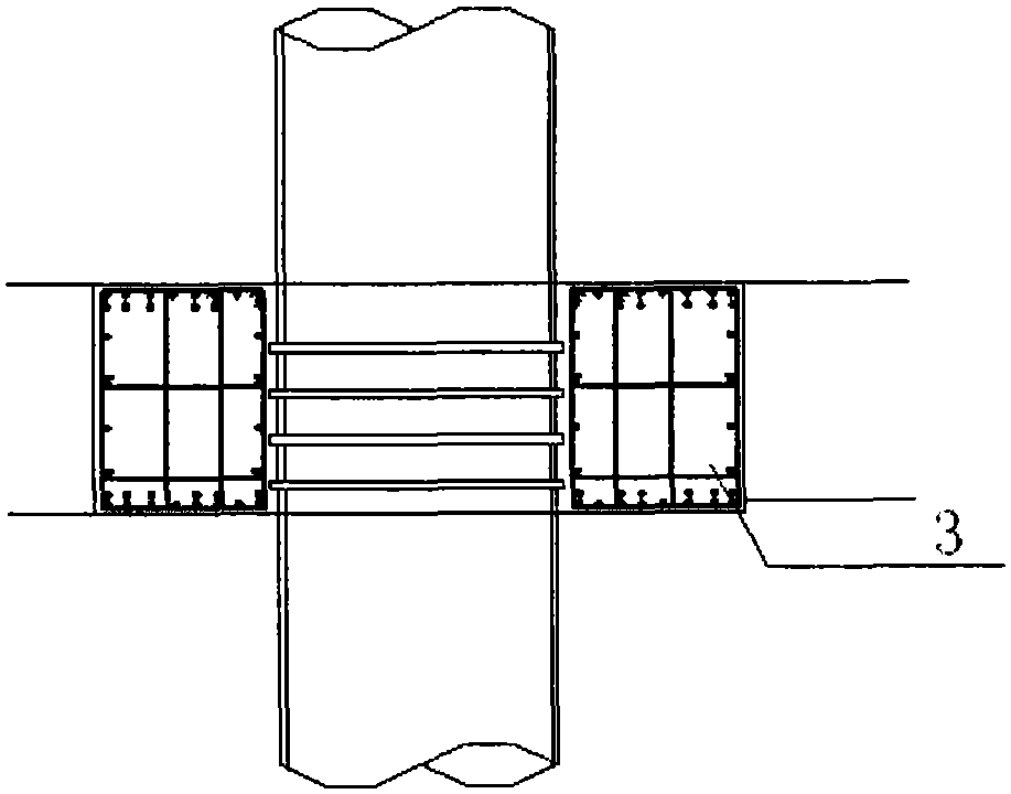 Construction method of steel pipe column ring beam steel bar binding