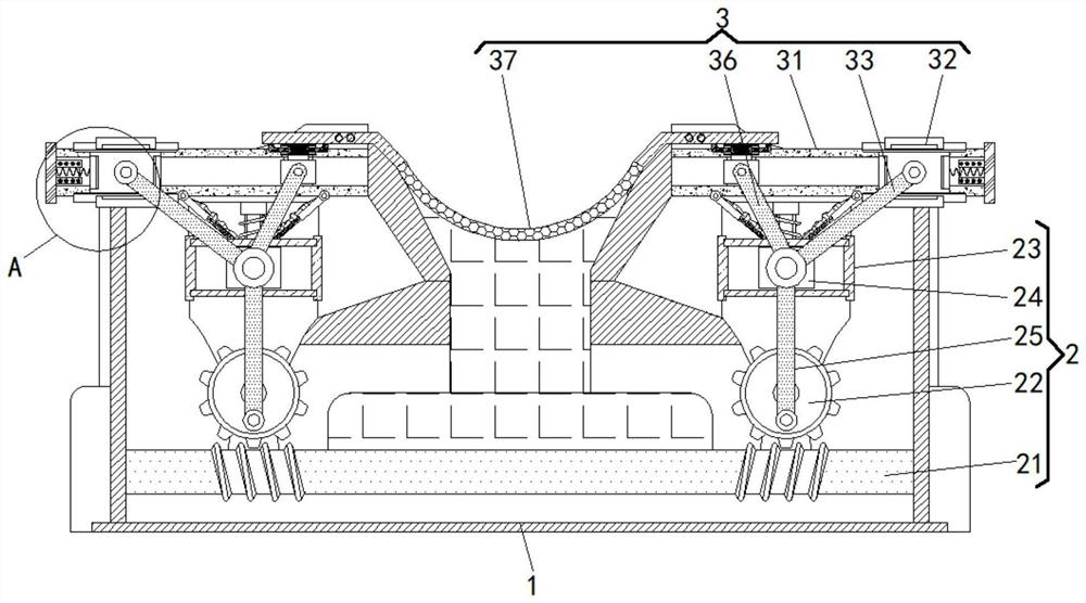 Impurity removing equipment for main food materials of sauced meat