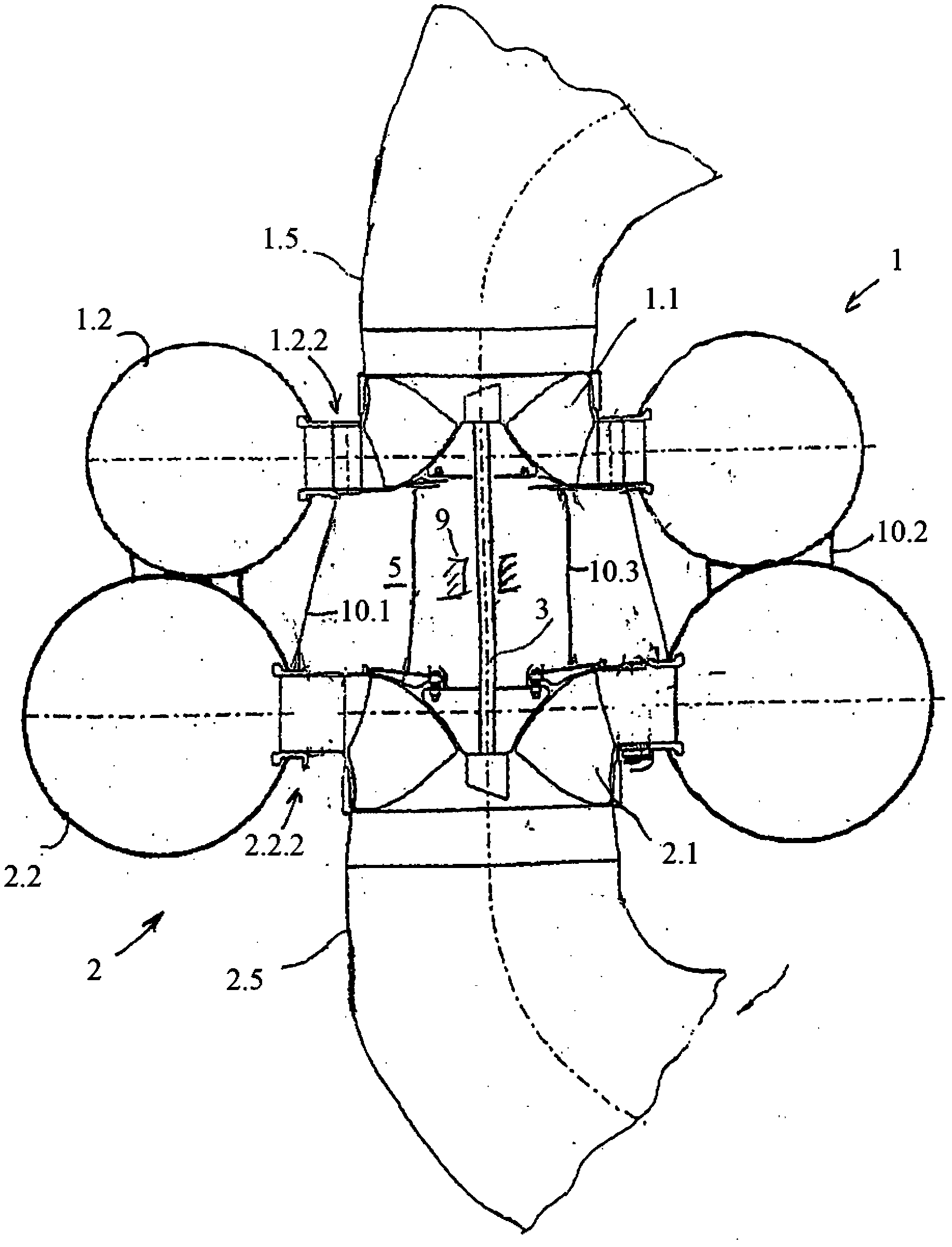 Pump-turbine system