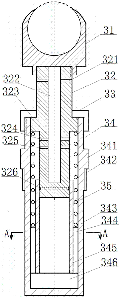 Counter-impact device and highway guardrail provided with device