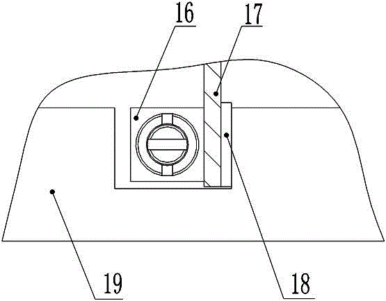 A printed board wedge locking device