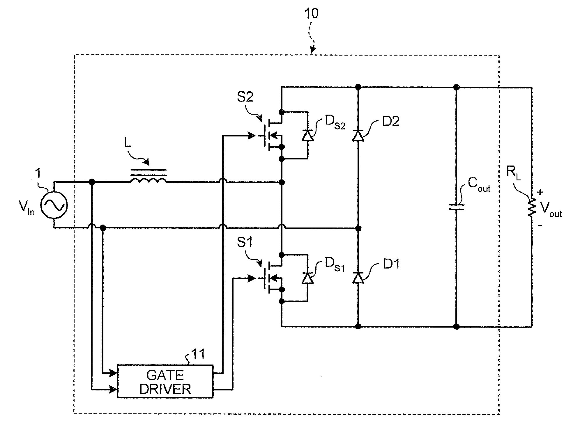 Bridgeless power factor correction converter