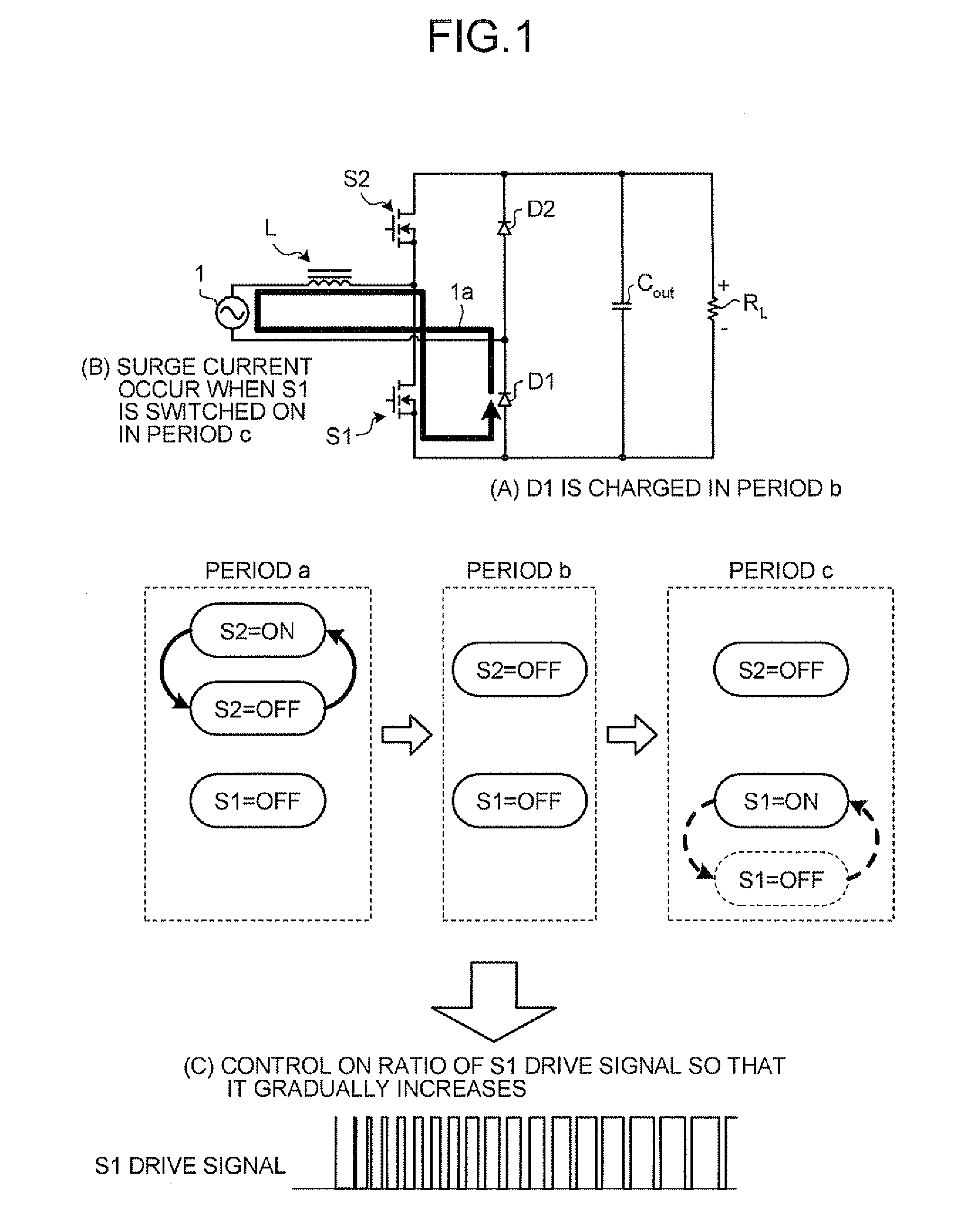 Bridgeless power factor correction converter