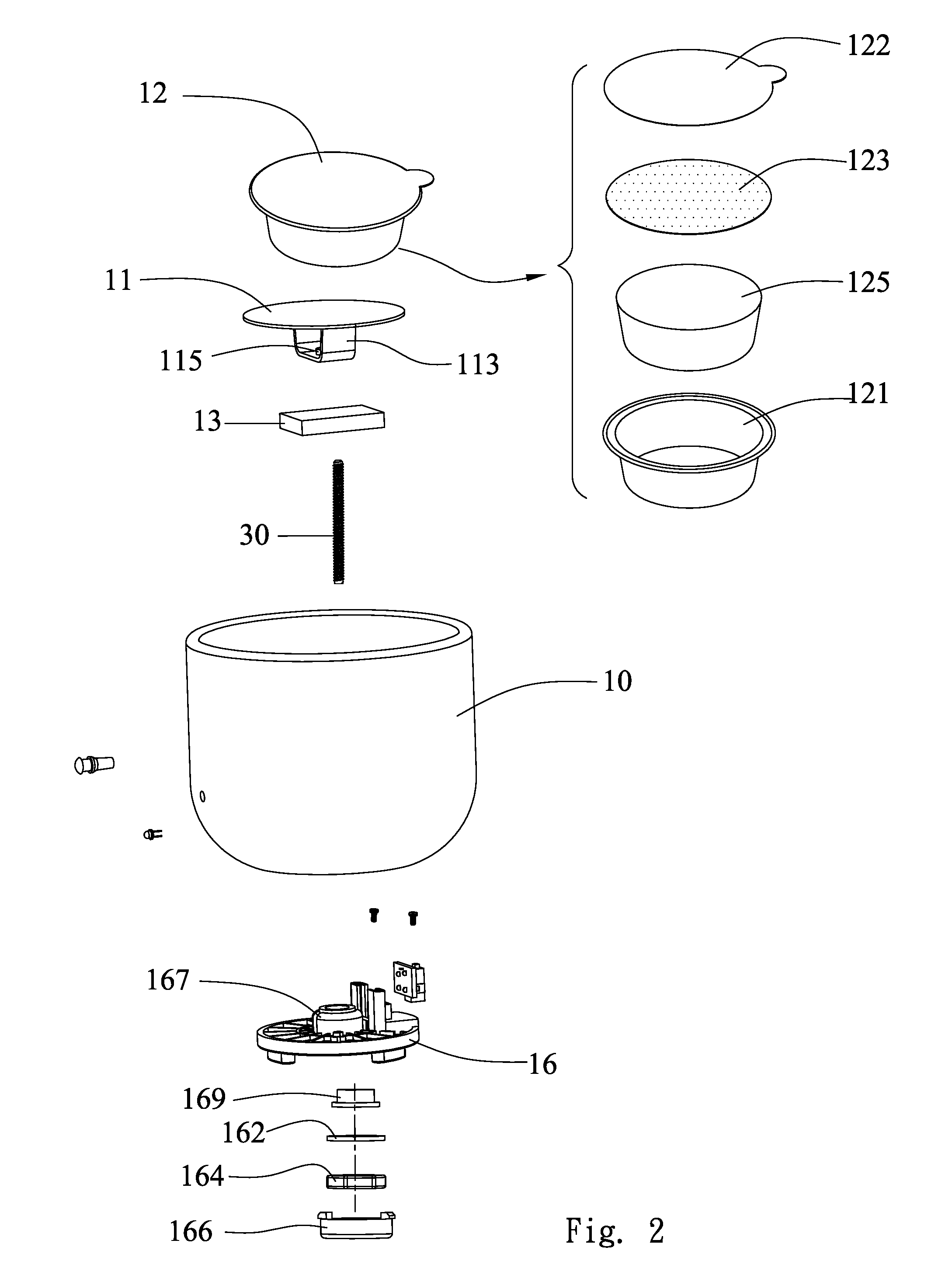 Aroma diffuser using an aroma capsule