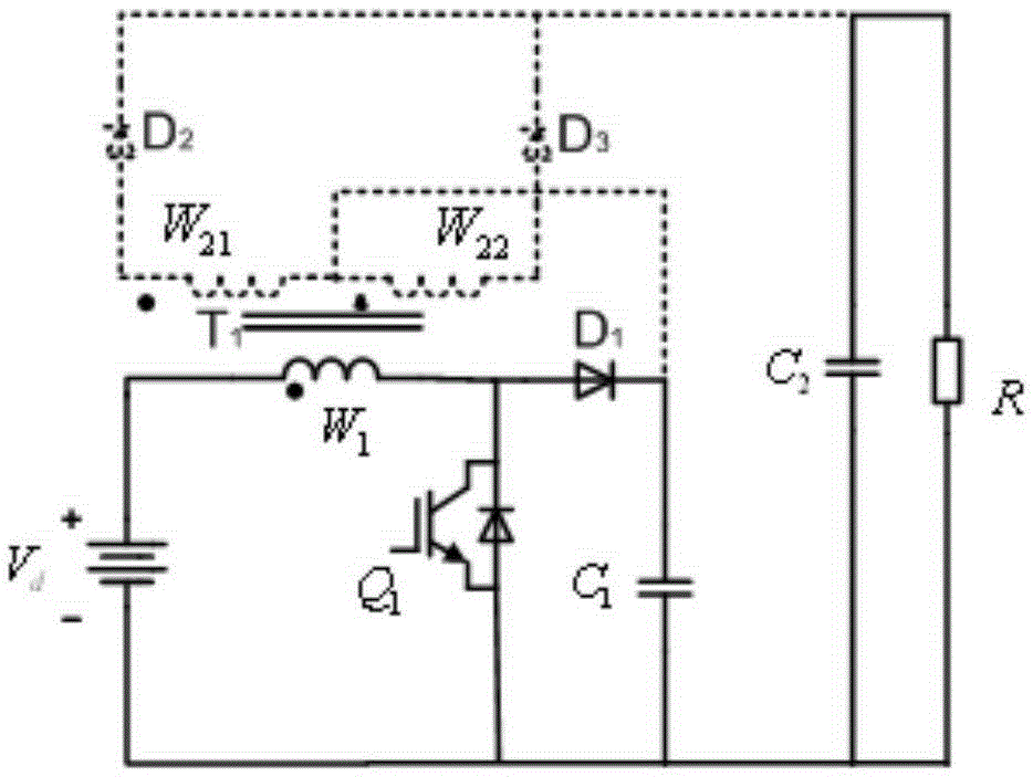 A high gain boost circuit