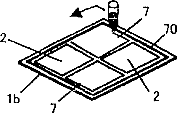 Liquid crystal display panel with fluid control wall