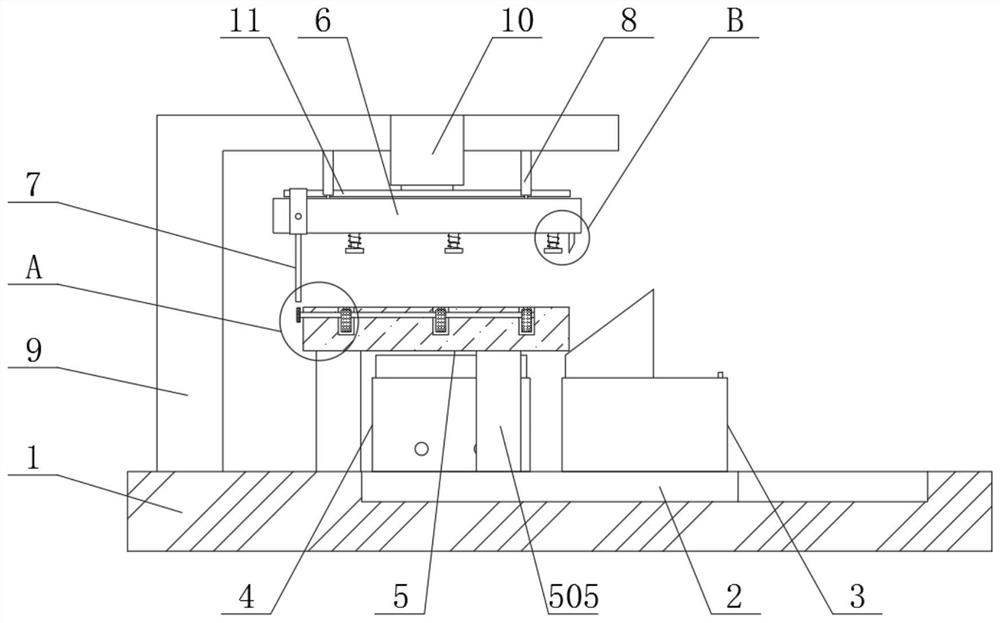 Automobile stamping sheet edge cutting device and using method thereof