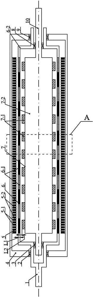 Unilateral magnetic adjustment principle-based double-rotor and double-winding flat linear generator