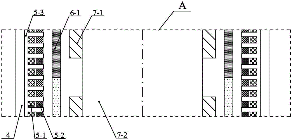 Unilateral magnetic adjustment principle-based double-rotor and double-winding flat linear generator