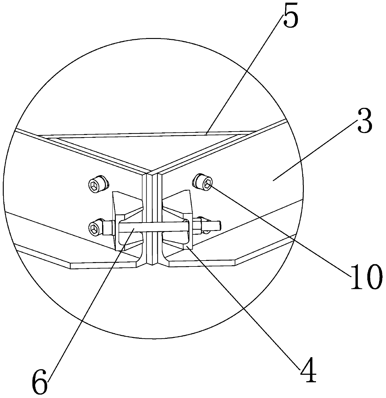 Bedding mortar mold for assisting connection of prefabricated cover beam and prefabricated stand column