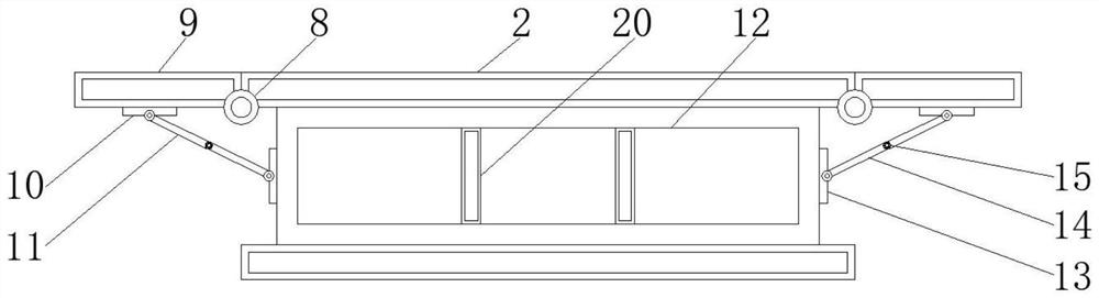 Desk with book arrangement function