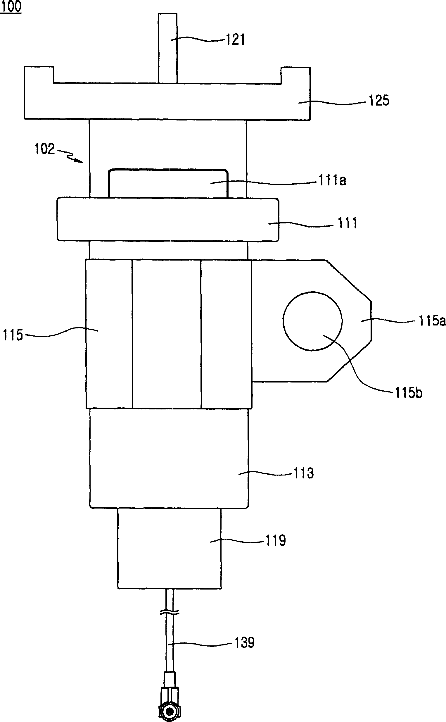 Detachable antenna device for portable terminal