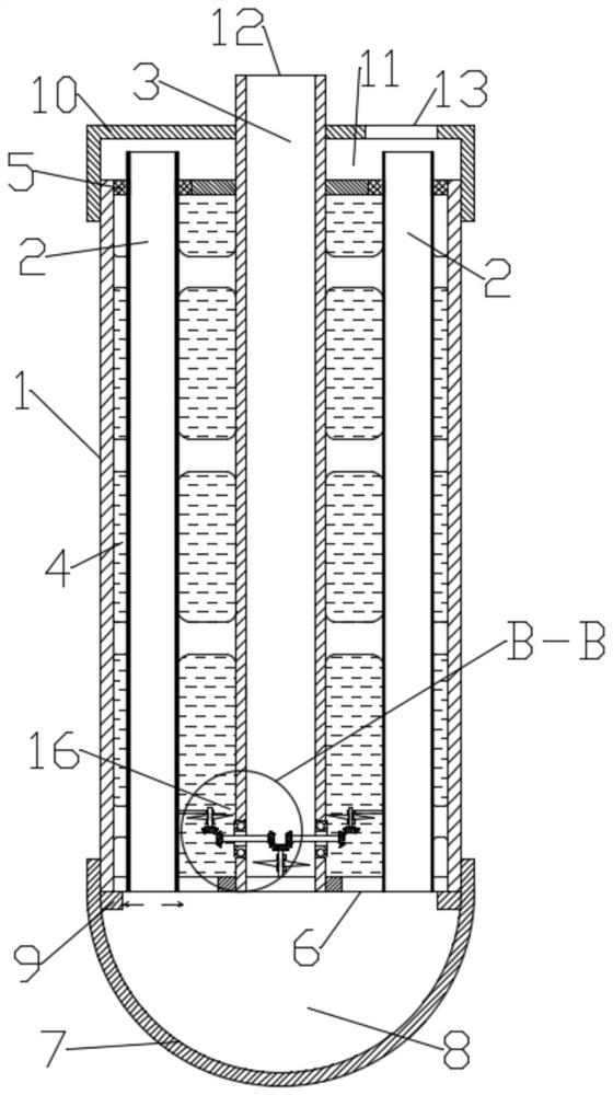 A buried pipe for ground source heat pump