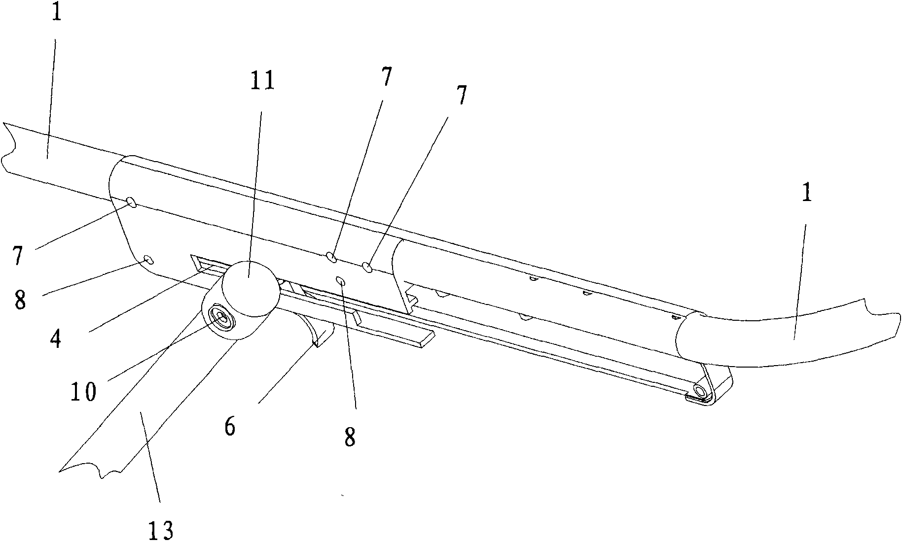 Lifting device for baby bed