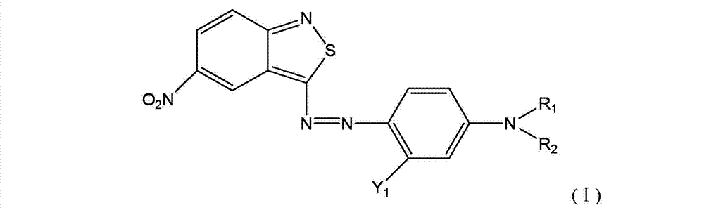 Disperse dye composition suitable for basic dyeing