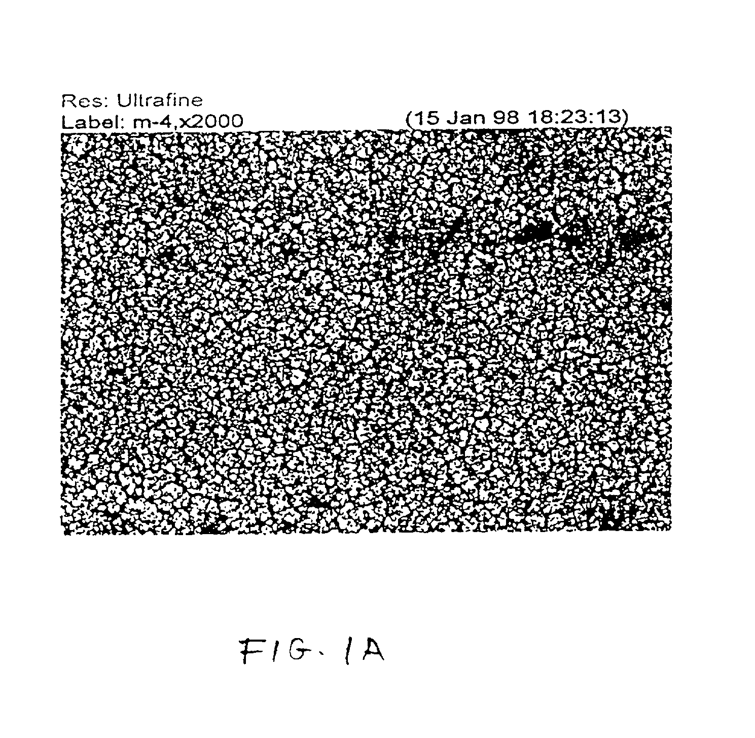 Method for producing high surface area foil electrodes