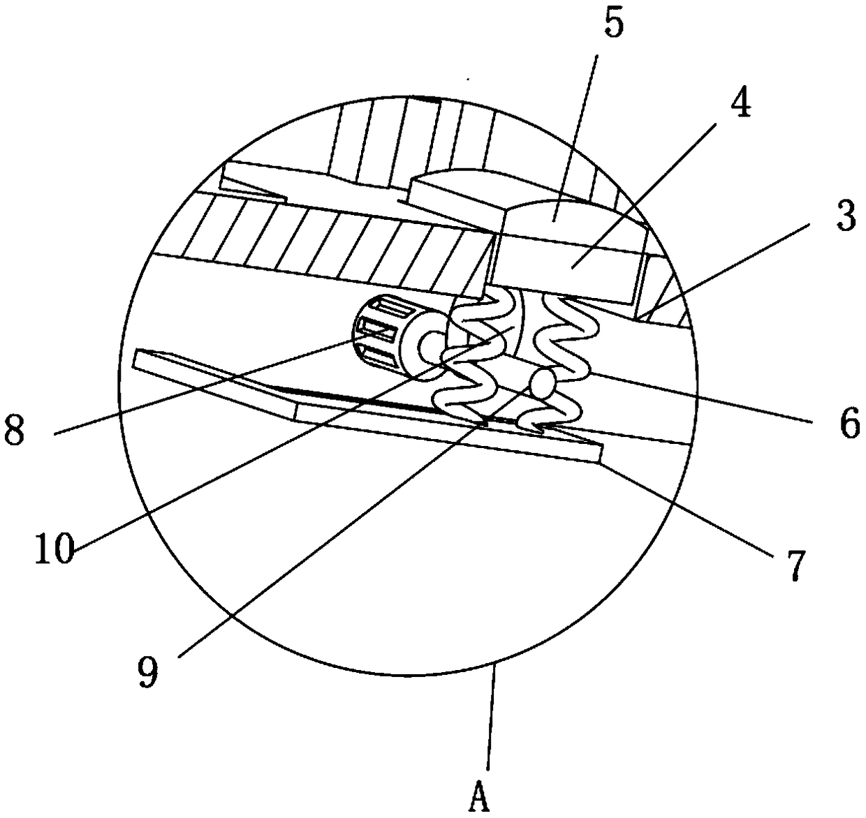 Repairing training device for after-delivery pelvis bottom muscles