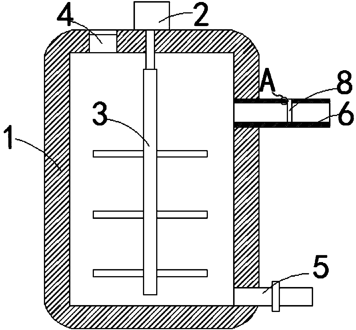 Industrial antirust paint reaction kettle